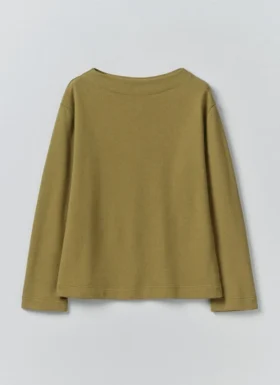Mock Neck Cotton Hemp Sweater