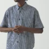 Natural Dye Stripe Cotton Shirt