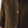 Open Stitch Knitted Linen Cotton Polo