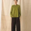 Organic Cotton Linen Easy Sweater