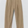 Otto Pleated Cotton Twill Pants