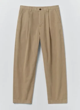 Otto Pleated Cotton Twill Pants