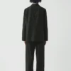 Overdyed Micro Houndstooth Cotton Blazer