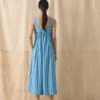 Oyo Stripe Cotton Jumpsuit