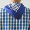 Painted Table Cloth Silk Bandana
