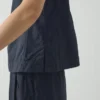 Panelled Garment Dyed Sleeveless Top