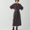 Pantry Stripe Cotton Wrap Dress