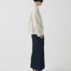 Patch Pocket Organic Indigo Denim Skirt