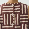 Patchwork Stripe Block Print Top