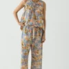 Picnic Print Cotton Pajamas