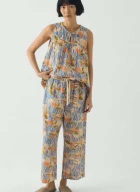 Picnic Print Cotton Pajamas