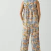 Picnic Print Cotton Pajamas