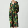 Produce Print Silk Cotton Dress