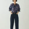 Provencal Paisley Print Cotton Poplin Shirt