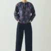 Provencal Paisley Print Cotton Poplin Shirt