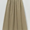 Pull On Organic Cord Skirt