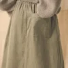 Pull On Organic Cord Skirt