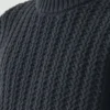 Racked Rib Wool Cotton Sweater