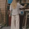 Relaxed Wide Leg Denim Pants