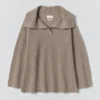 Ribbed Wool Cashmere Sweater