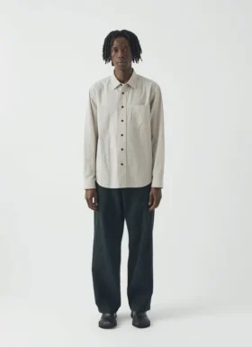 Rory Overdyed Micro Houndstooth Cotton Pants