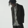 Sketch Check Cotton Wool Jacket