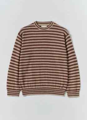 Stripe Alpaca Wool Sweater