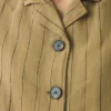 Stripe Cotton Linen Waistcoat