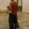 Stripe Fisherman Cotton Pants
