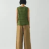 Stripe Linen Cotton Knitted Vest