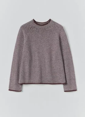 Stripe Linen Cotton Sweater