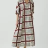 Tablecloth Print Dress