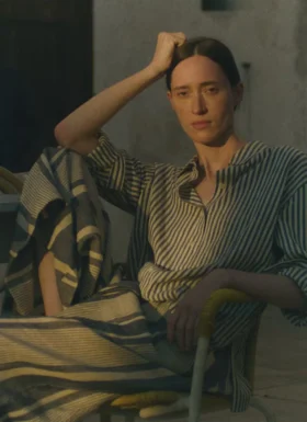 Tablier Stripe Easy Cotton Shirt
