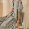 Tablier Stripe Easy Cotton Shirt