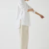 Taro Cotton Oxford Long Shirt