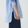 Taro Cotton Oxford Long Shirt