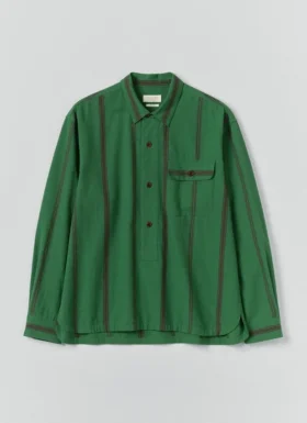 Tea Towel Stripe Cotton Linen Shirt