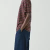 Theo Cotton Stripe Short Sleeve Tee
