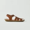 Vibae Leather Fisherman Buckle Sandals