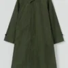 Waxed Cotton Trench Coat
