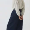 Wide Leg Denim Pants
