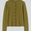 Wool Cashmere Neat Cardigan