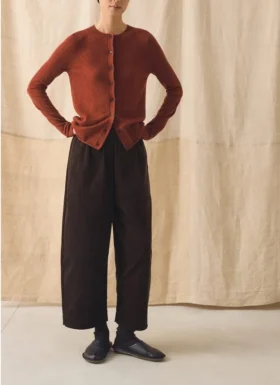 Wool Cashmere Neat Cardigan