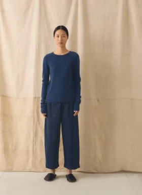 Wool Cashmere Neat Sweater