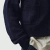 Wool Linen Patch Pocket Cardigan